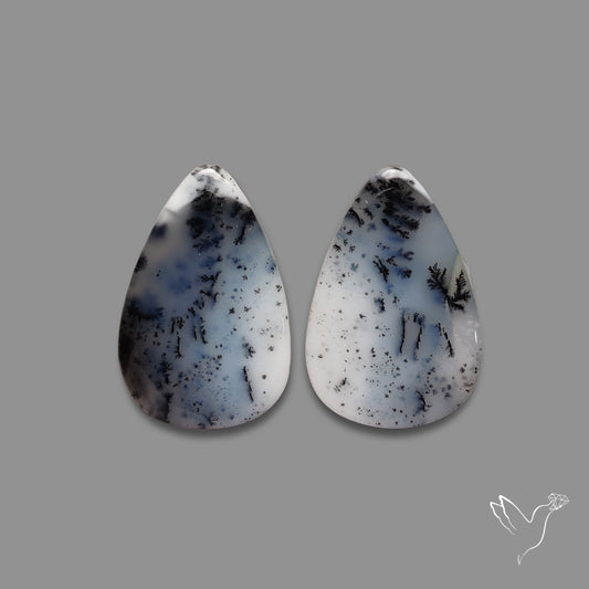 Dendritic Opal Pair
