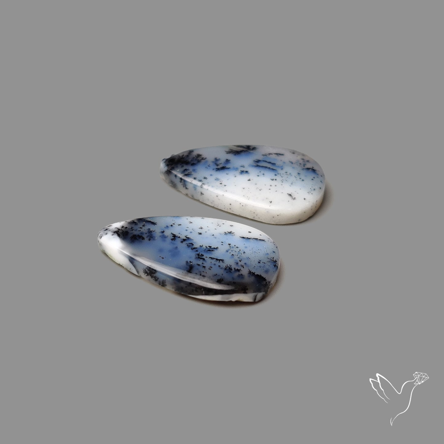 Dendritic Opal Pair