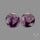 Trapiche Amethyst Pair