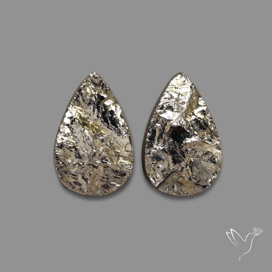 Raw Face Pyrite Pair