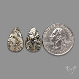 Raw Face Pyrite Pair