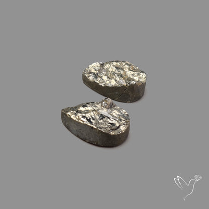 Raw Face Pyrite Pair