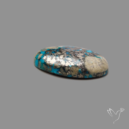 Morenci Turquoise With Pyrite Inclusions