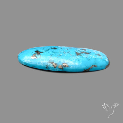 Morenci Turquoise With Pyrite Inclusions