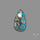 Morenci Turquoise With Pyrite Inclusions
