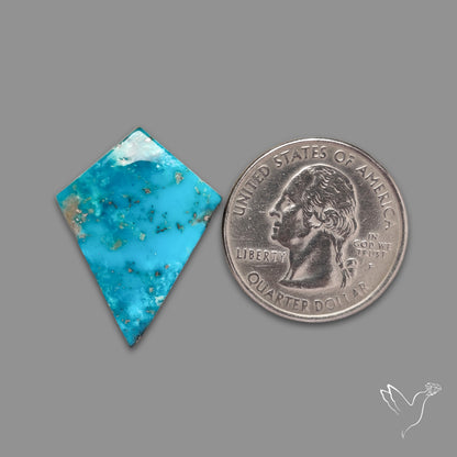 Morenci Turquoise With Pyrite Inclusions