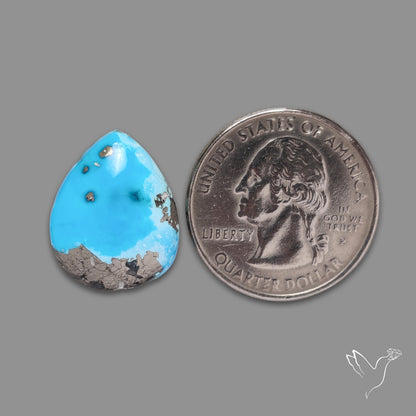 Morenci Turquoise With Pyrite Inclusions