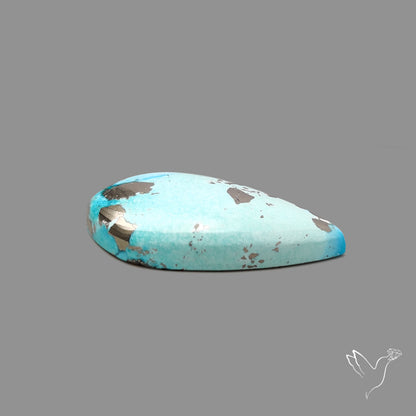 Morenci Turquoise With Pyrite Inclusions