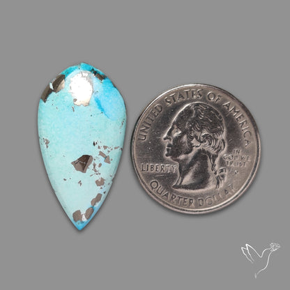 Morenci Turquoise With Pyrite Inclusions
