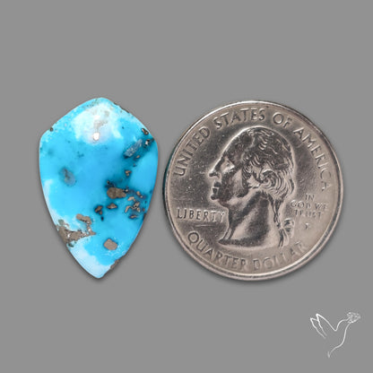 Morenci Turquoise With Pyrite Inclusions