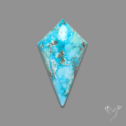 Morenci Turquoise With Pyrite Inclusions