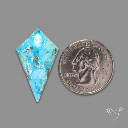 Morenci Turquoise With Pyrite Inclusions