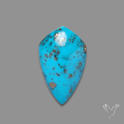 Morenci Turquoise With Pyrite Inclusions
