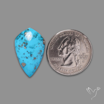 Morenci Turquoise With Pyrite Inclusions