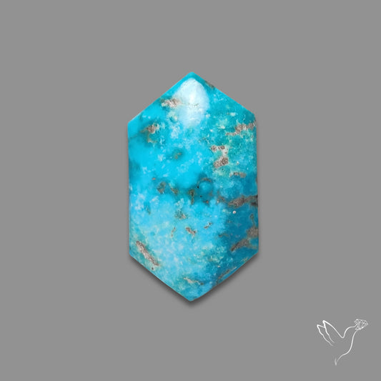 Morenci Turquoise With Pyrite Inclusions