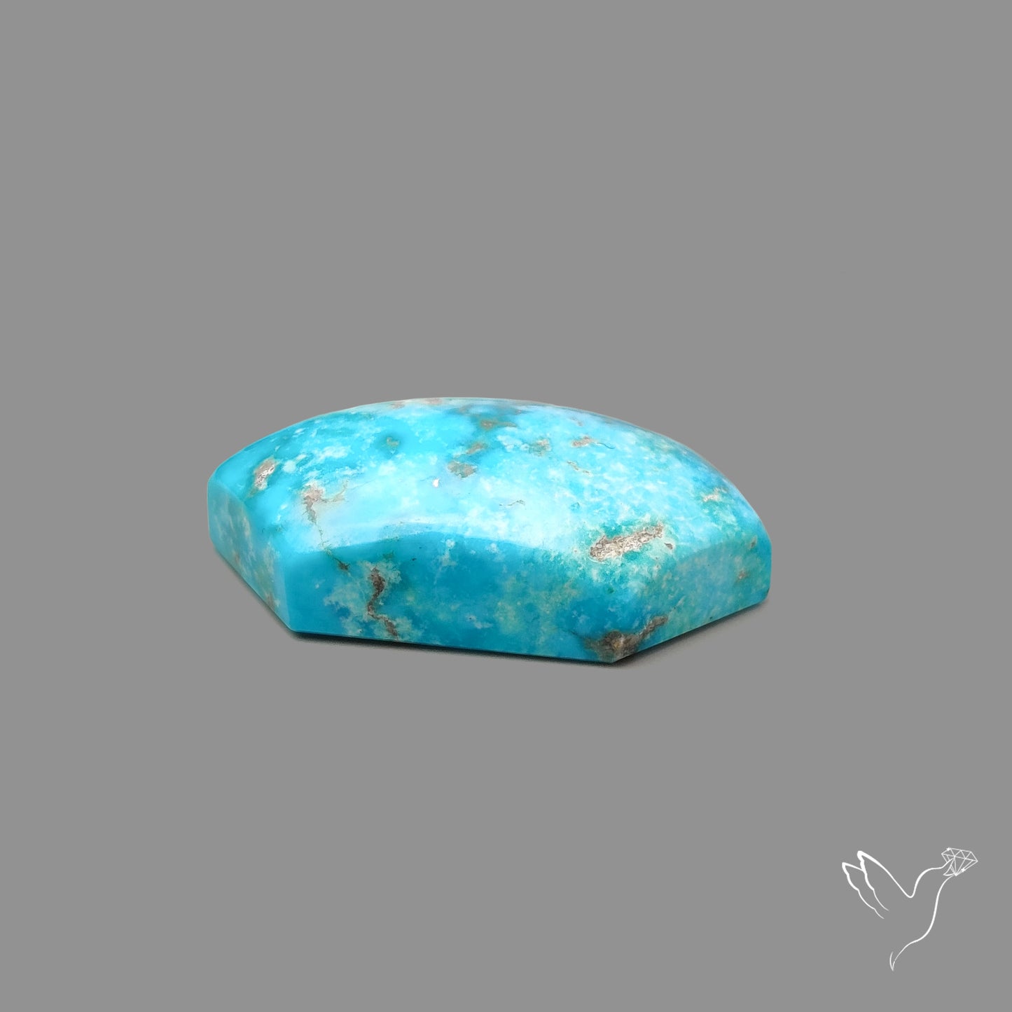 Morenci Turquoise With Pyrite Inclusions