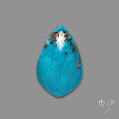 Morenci Turquoise With Pyrite Inclusions