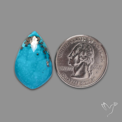 Morenci Turquoise With Pyrite Inclusions