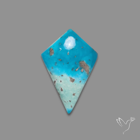 Morenci Turquoise With Pyrite Inclusions