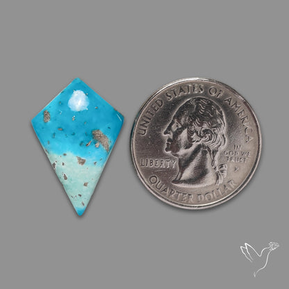 Morenci Turquoise With Pyrite Inclusions