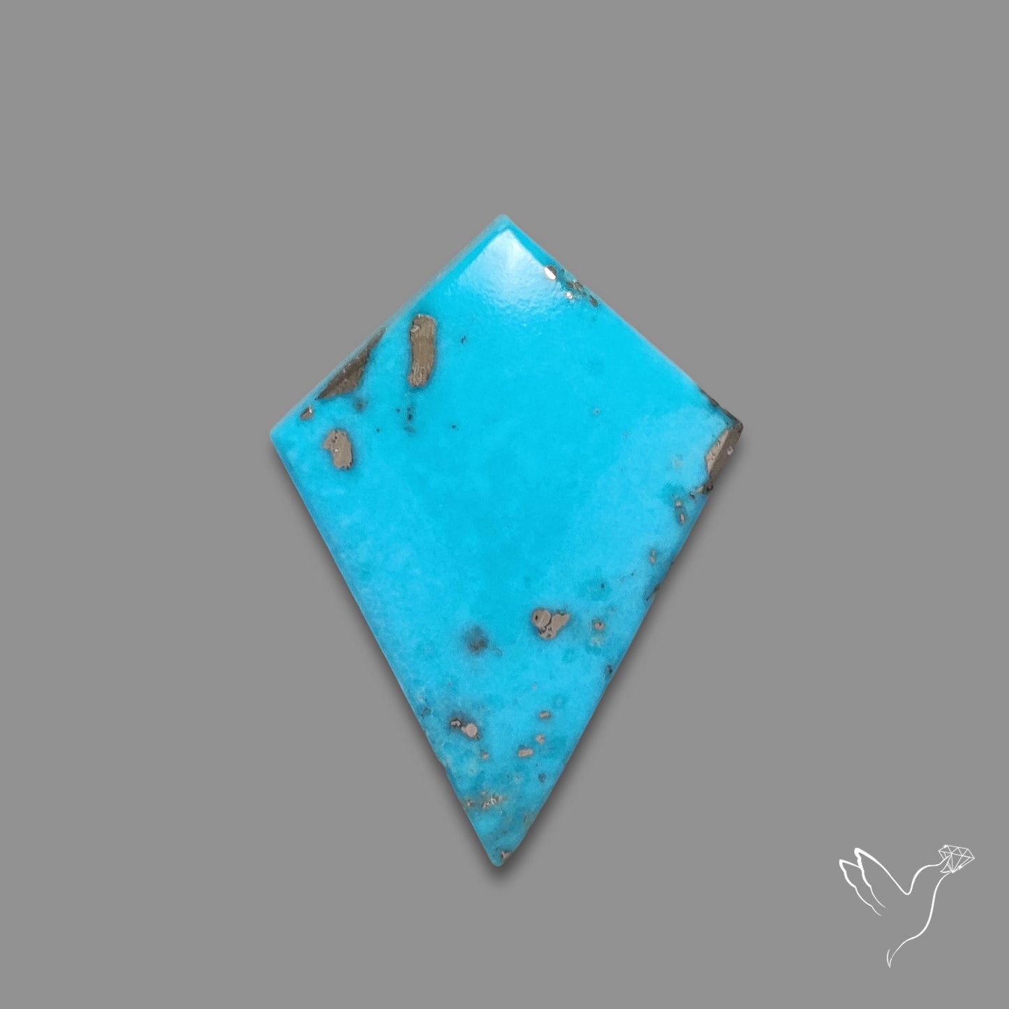 Morenci Turquoise With Pyrite Inclusions