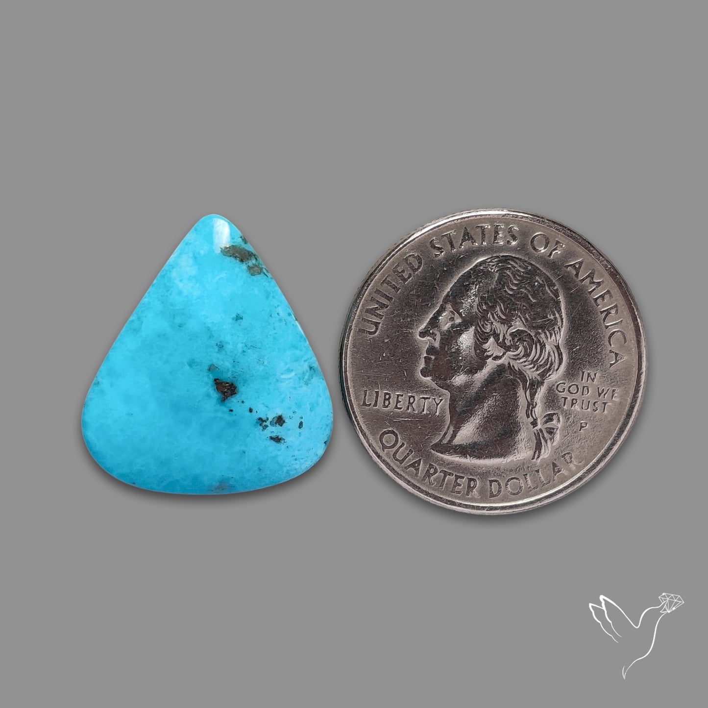 Morenci Turquoise With Pyrite Inclusions