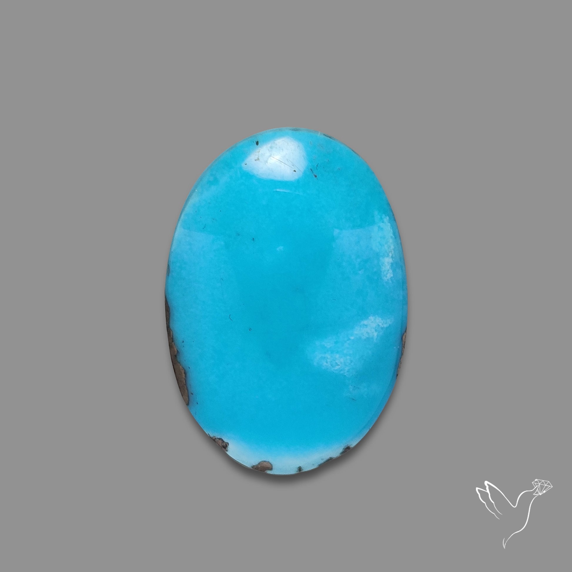 Morenci Turquoise With Pyrite Inclusions
