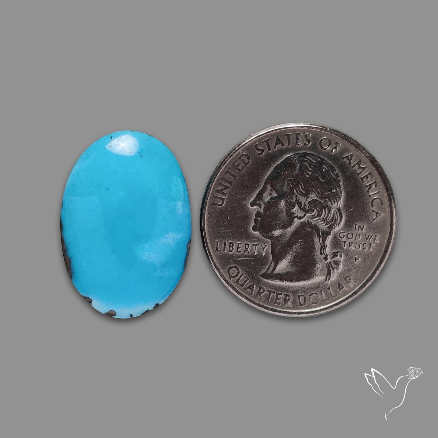 Morenci Turquoise With Pyrite Inclusions