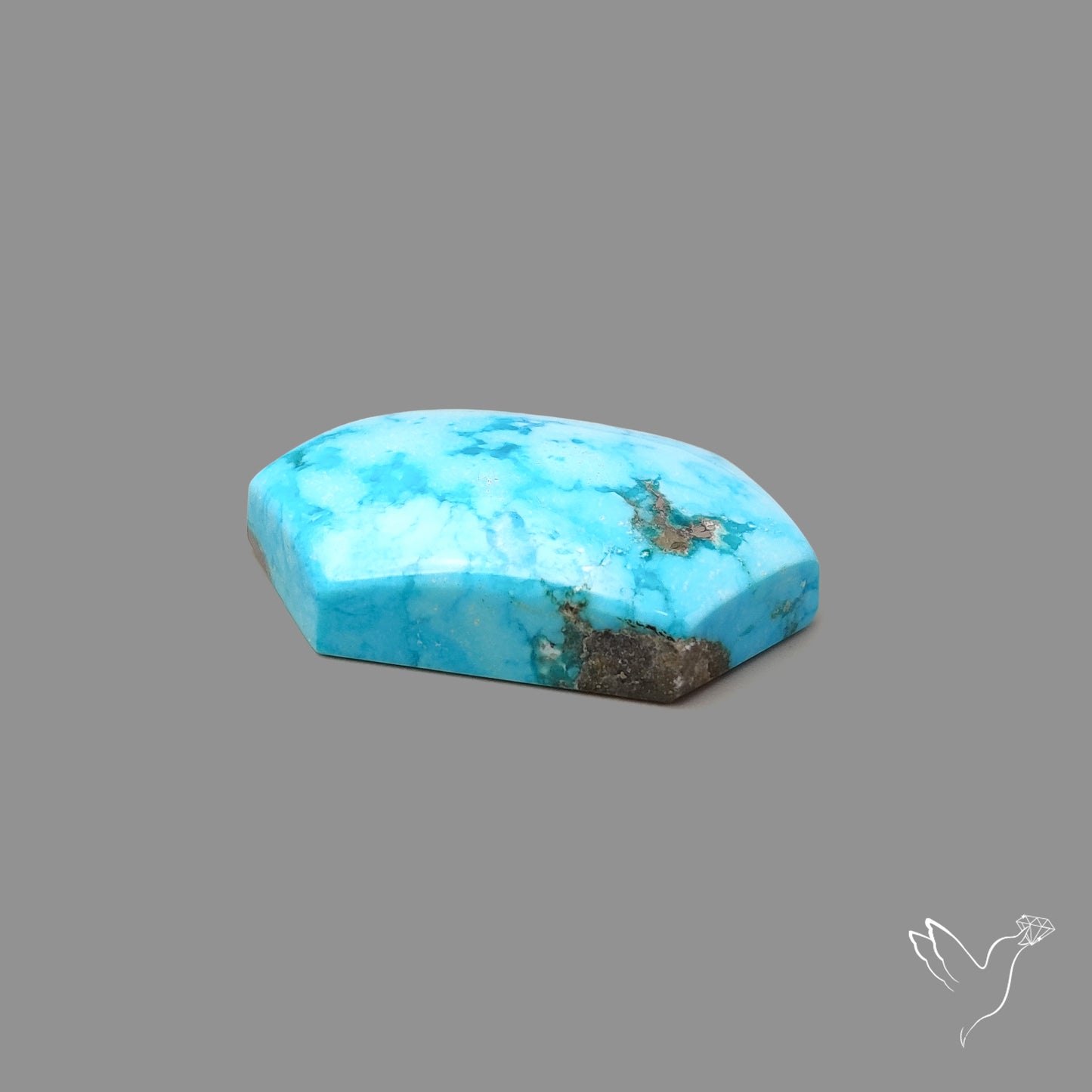 Morenci Turquoise With Pyrite Inclusions