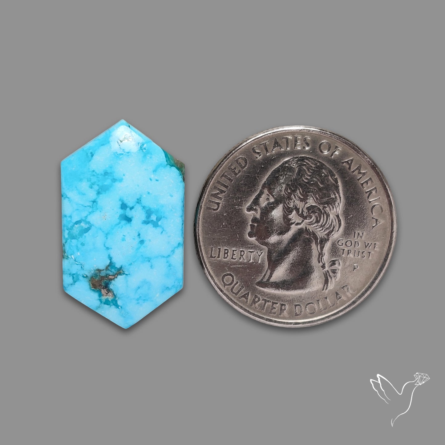 Morenci Turquoise With Pyrite Inclusions