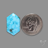 Morenci Turquoise With Pyrite Inclusions