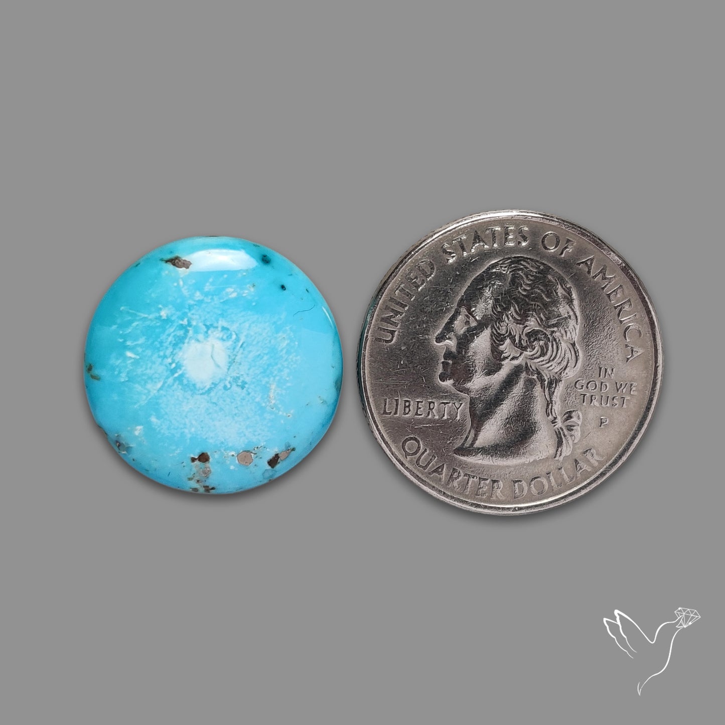 Morenci Turquoise With Pyrite Inclusions
