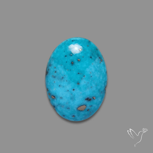 Morenci Turquoise With Pyrite Inclusions