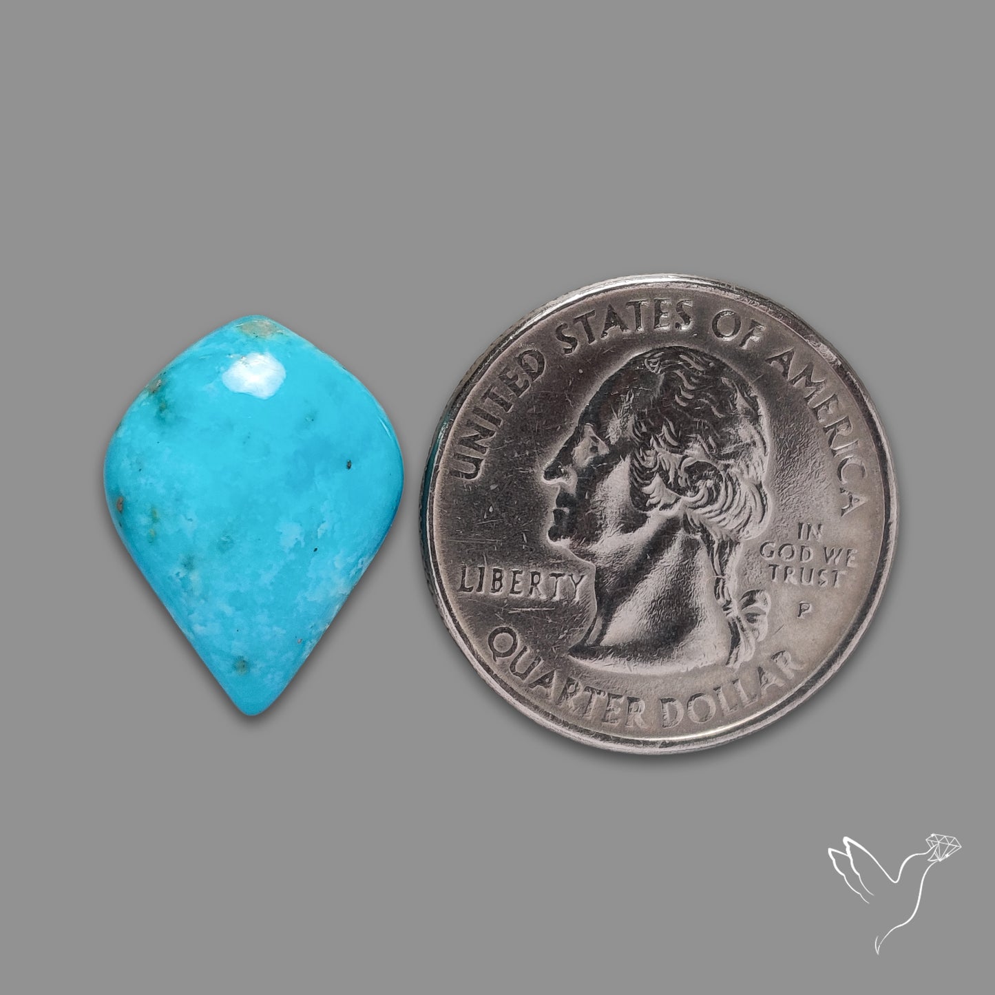 Morenci Turquoise With Pyrite Inclusions