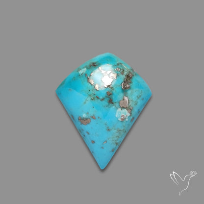Morenci Turquoise With Pyrite Inclusions