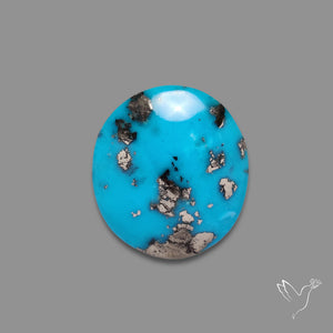 Morenci Turquoise With Pyrite Inclusions
