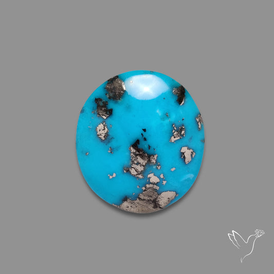 Morenci Turquoise With Pyrite Inclusions