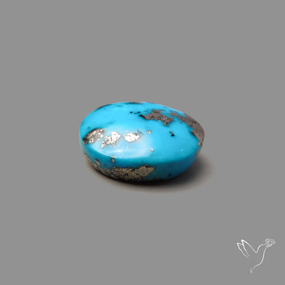 Morenci Turquoise With Pyrite Inclusions