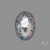 Morenci Turquoise With Pyrite Inclusions