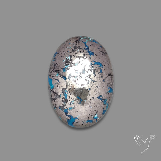 Morenci Turquoise With Pyrite Inclusions