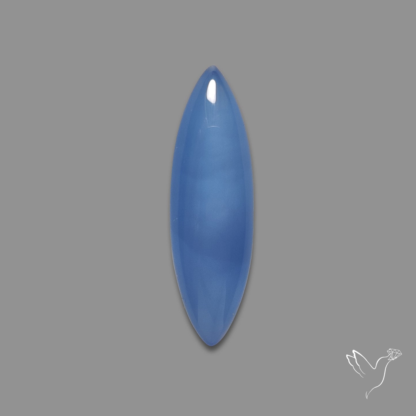 Namibian Blue Chalcedony Coffin