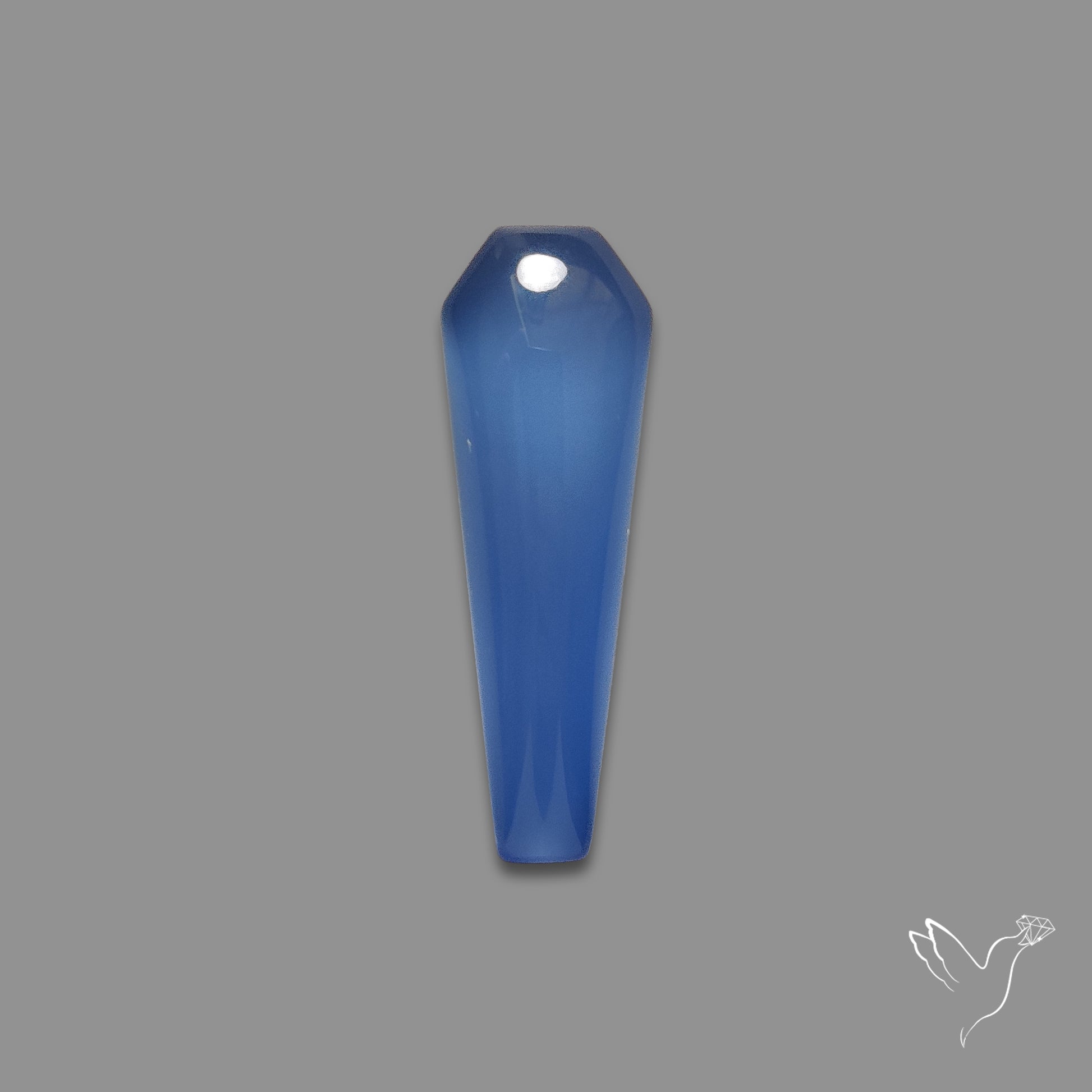 Namibian Blue Chalcedony Gem Chalcedony Cabochon