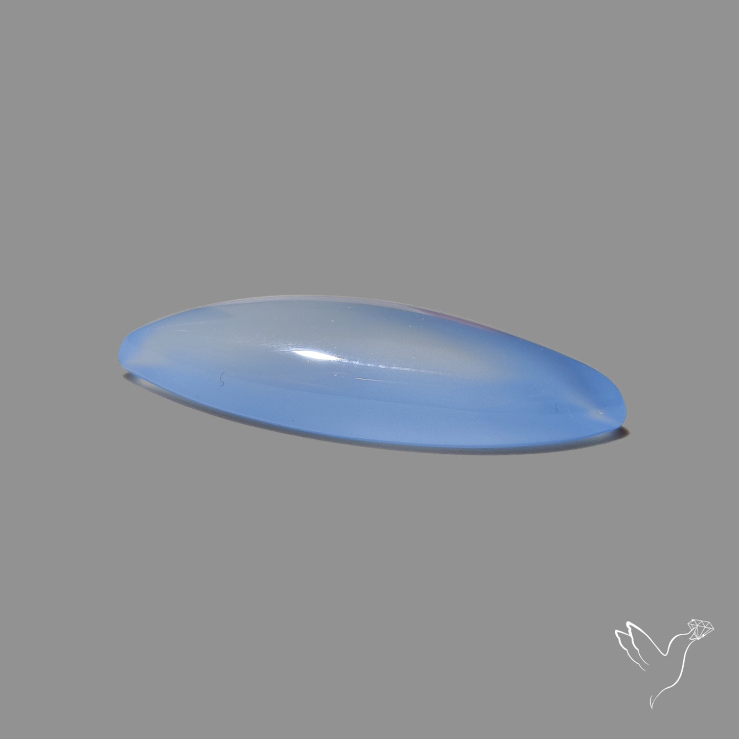 Namibian Blue Chalcedony Gem Chalcedony Cabochon