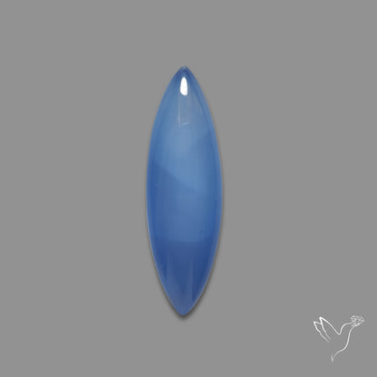 Namibian Blue Chalcedony Gem Chalcedony Cabochon