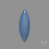 Namibian Blue Chalcedony Gem Chalcedony Cabochon