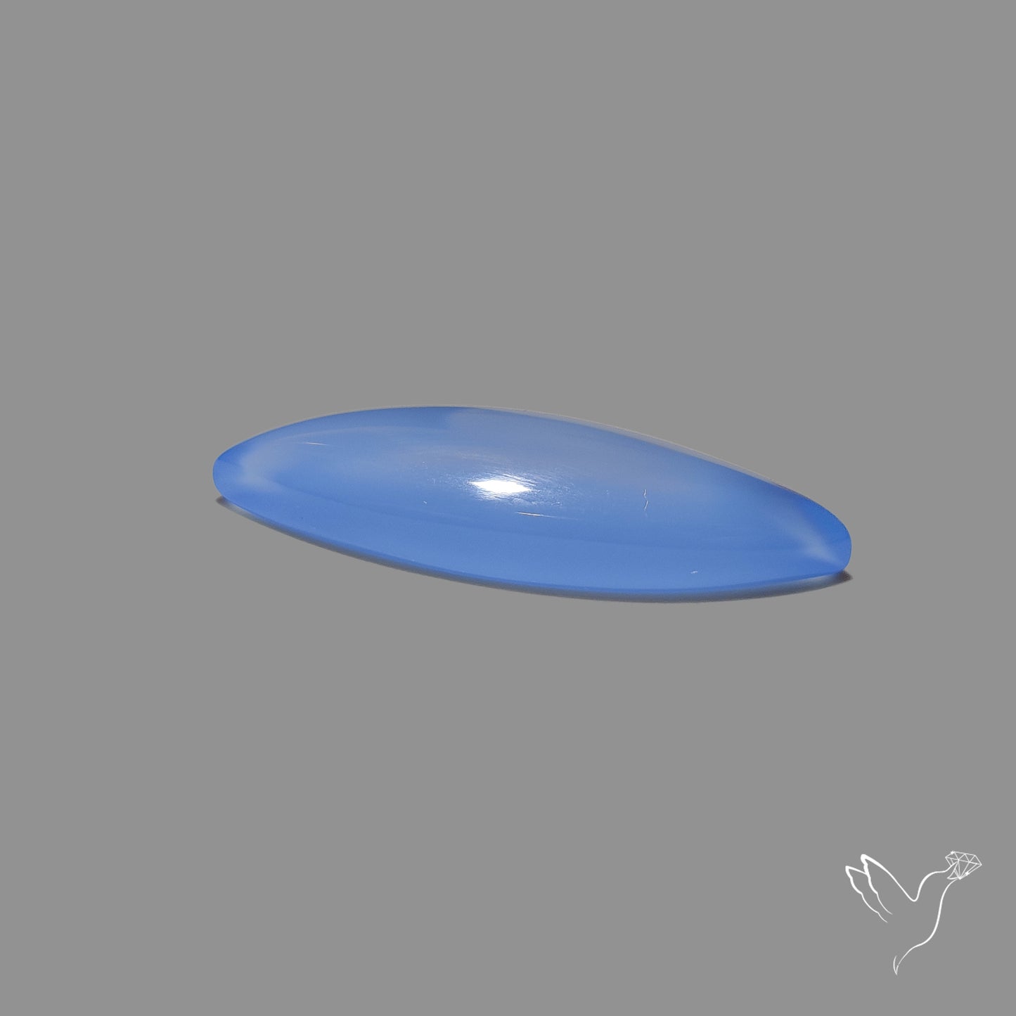 Namibian Blue Chalcedony Gem Chalcedony Cabochon