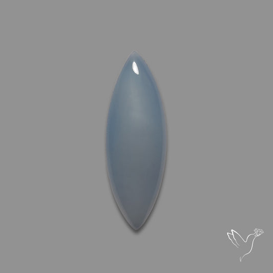 Namibian Blue Chalcedony Gem Chalcedony Cabochon