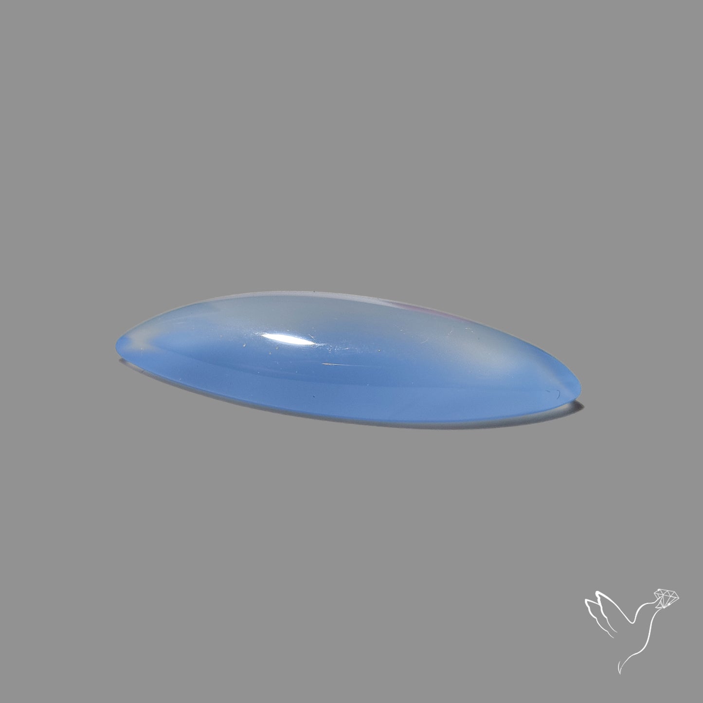 Namibian Blue Chalcedony Gem Chalcedony Cabochon