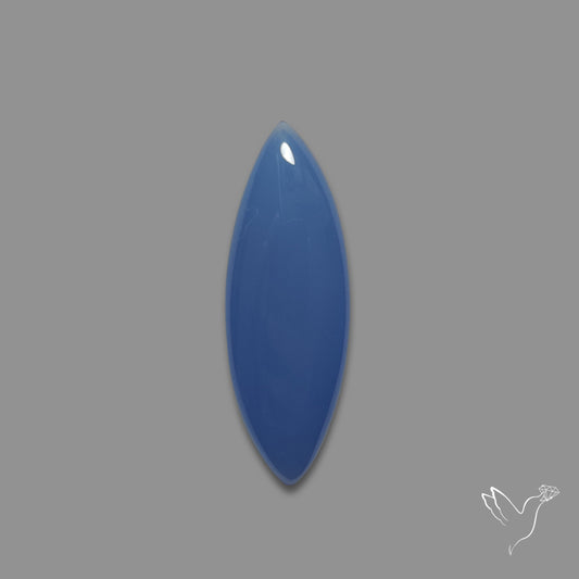 Namibian Blue Chalcedony Gem Chalcedony Cabochon