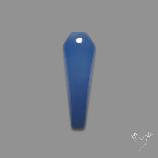 Namibian Blue Chalcedony Coffin